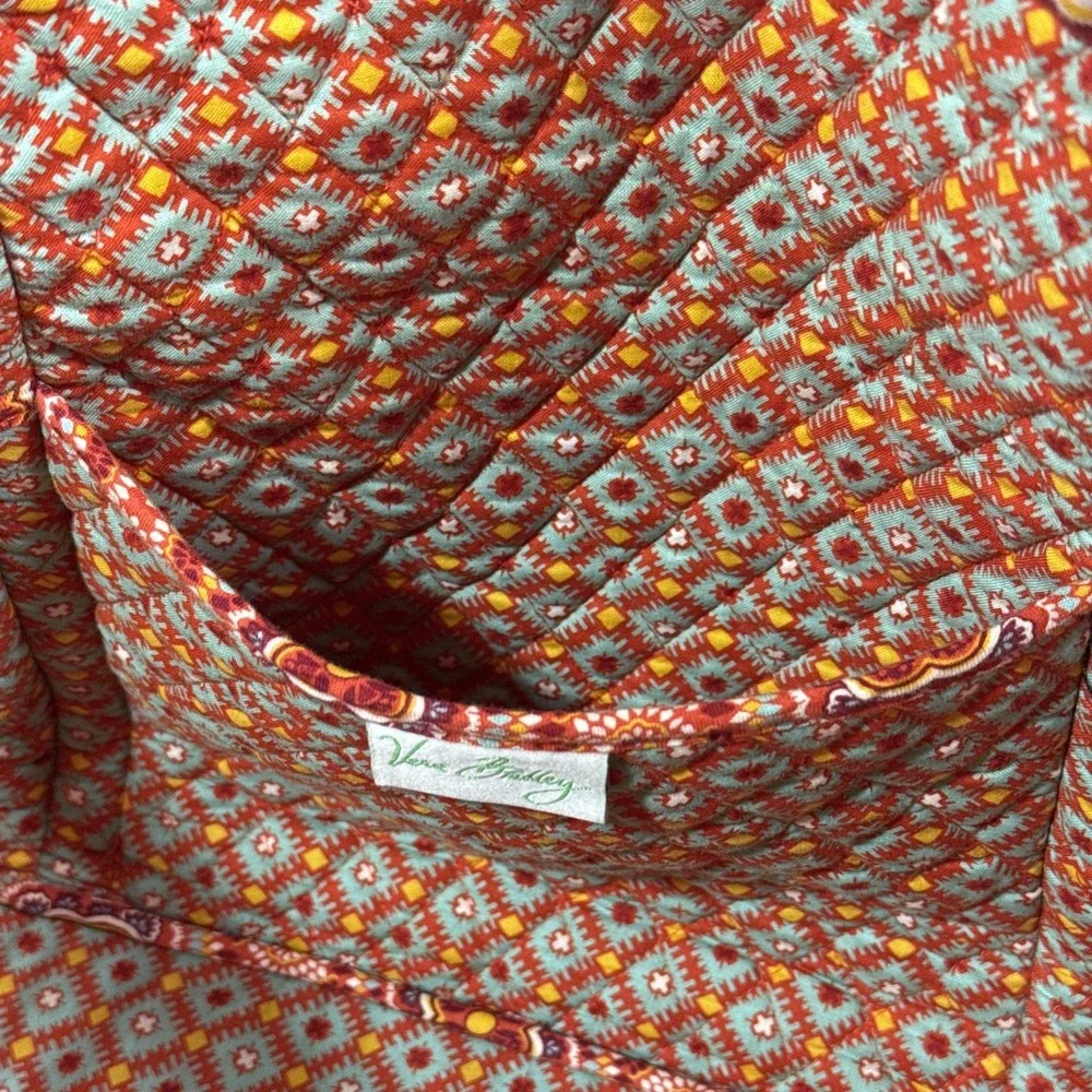 Vera Bradley Xtra Large Shopper Tote Paprika Print